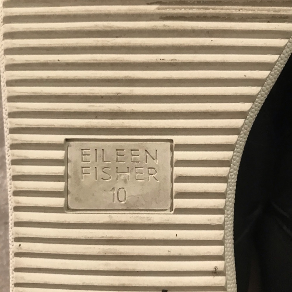 Eileen Fisher Women Minimal Casual Athleisure Panda II Slip-On 10 Black - Picture 8 of 9